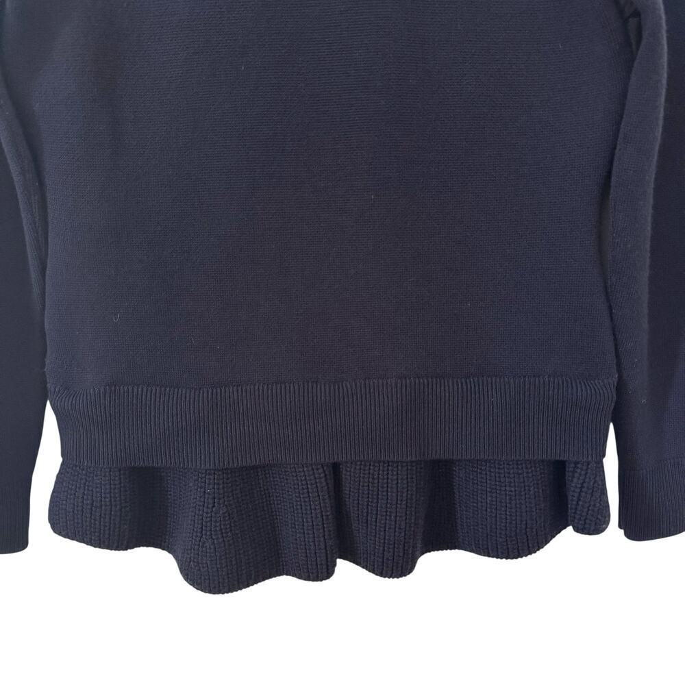KJUS Ramona Insulation Jacket Knit Merino Wool Sweater Navy Blue Size 36 Small - Picture 10 of 14